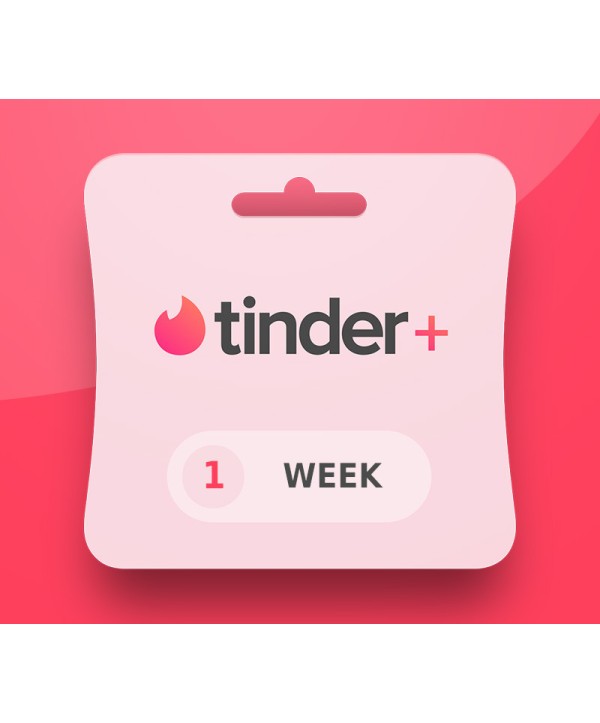 Tinder Plus - 1 Week Subscription HR Key 